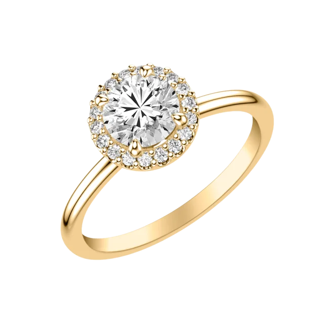 yellow gold vintage engagement rings