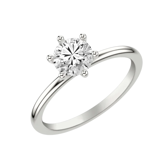 white gold solitaire engagement rings