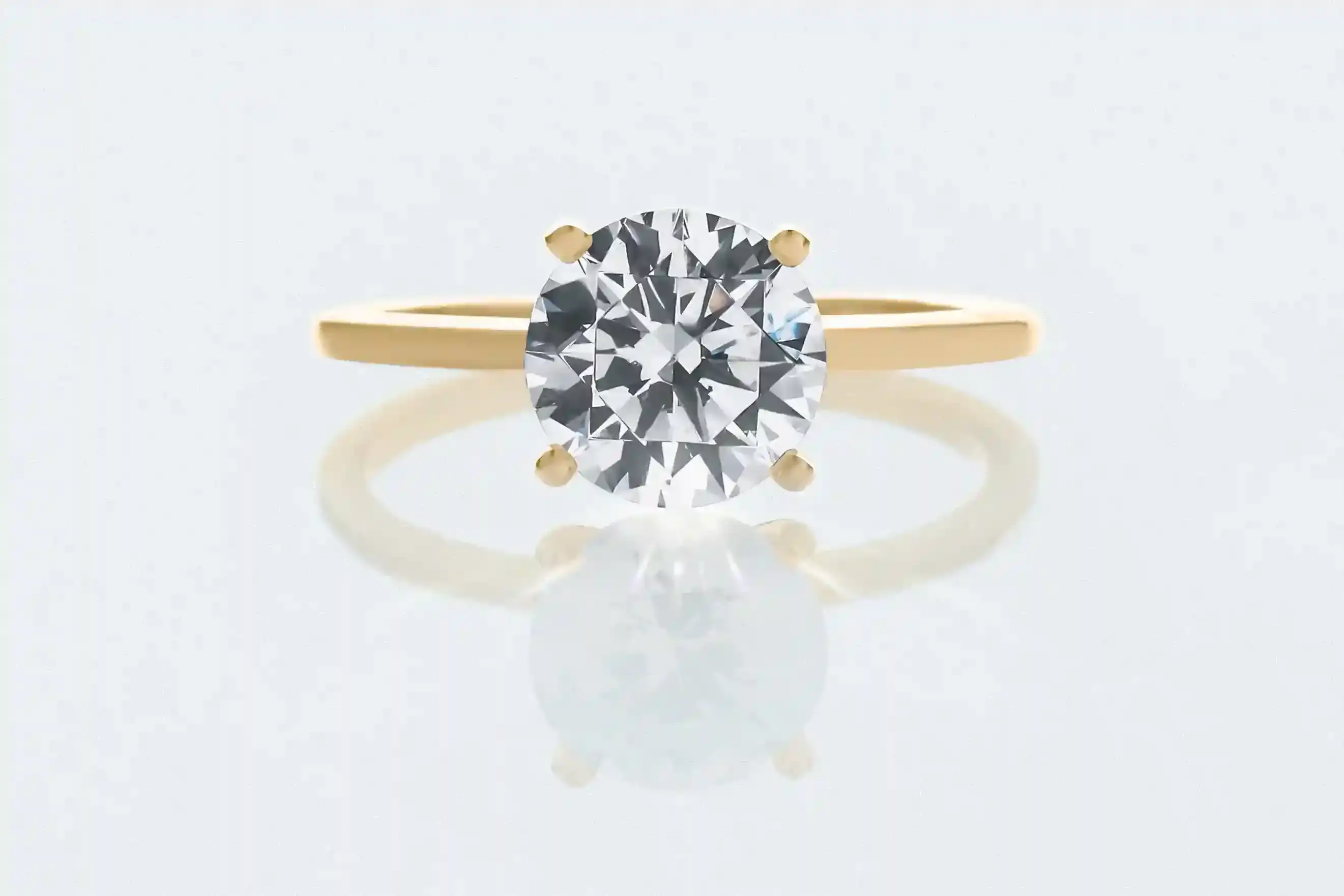 Solitaire engagement rings