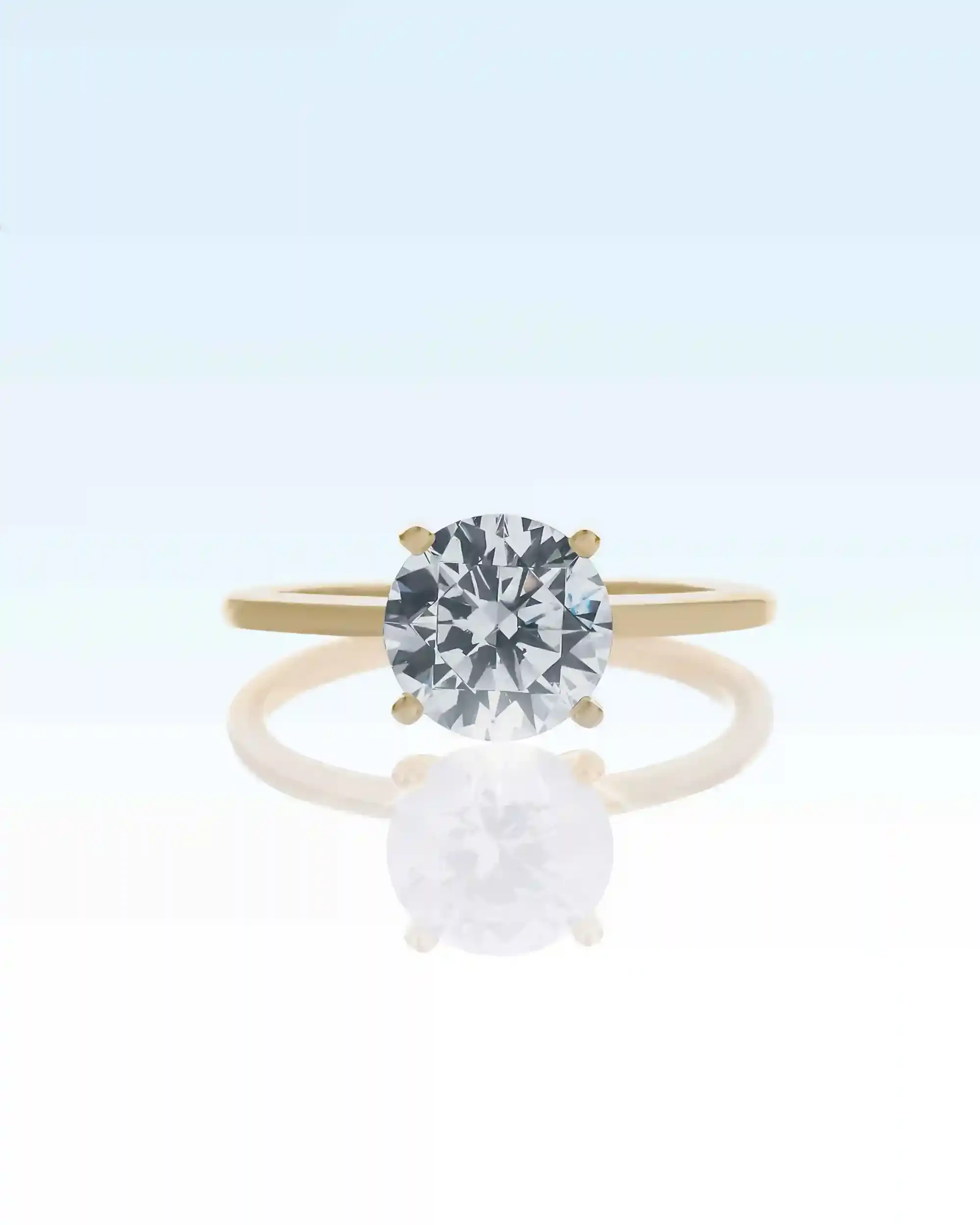 Solitaire engagement rings