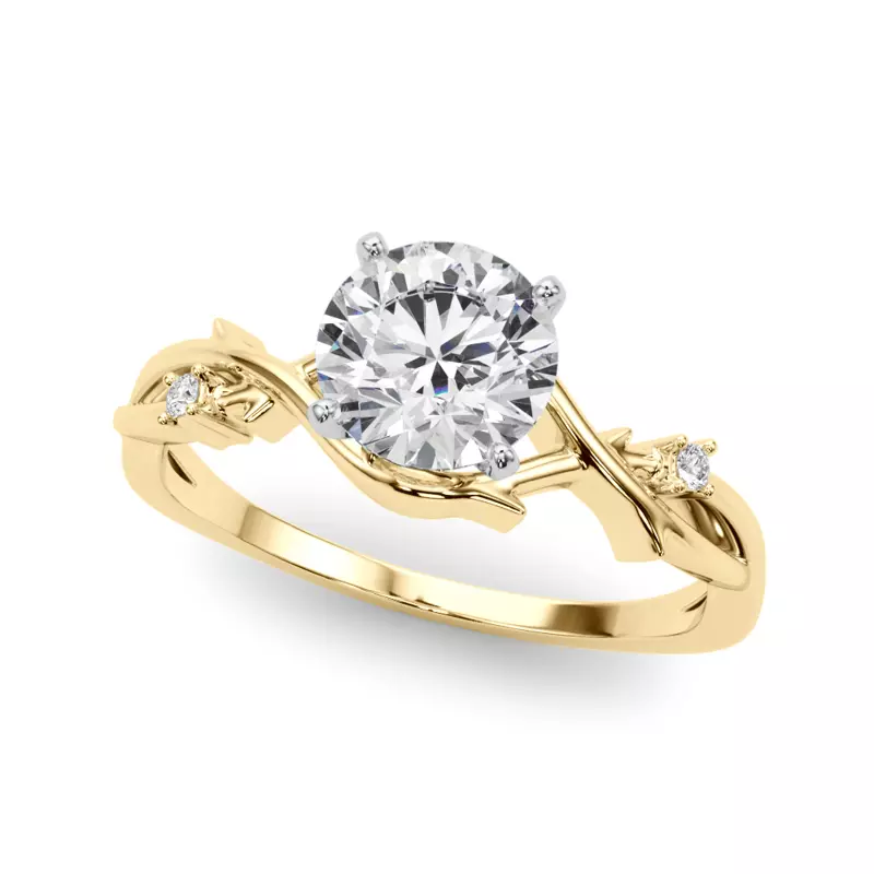 Vine Nature Inspired Engagement Ring.webp