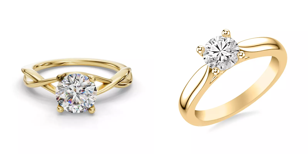 Yellow Gold Engagement Ring Collection Of Rare Carat