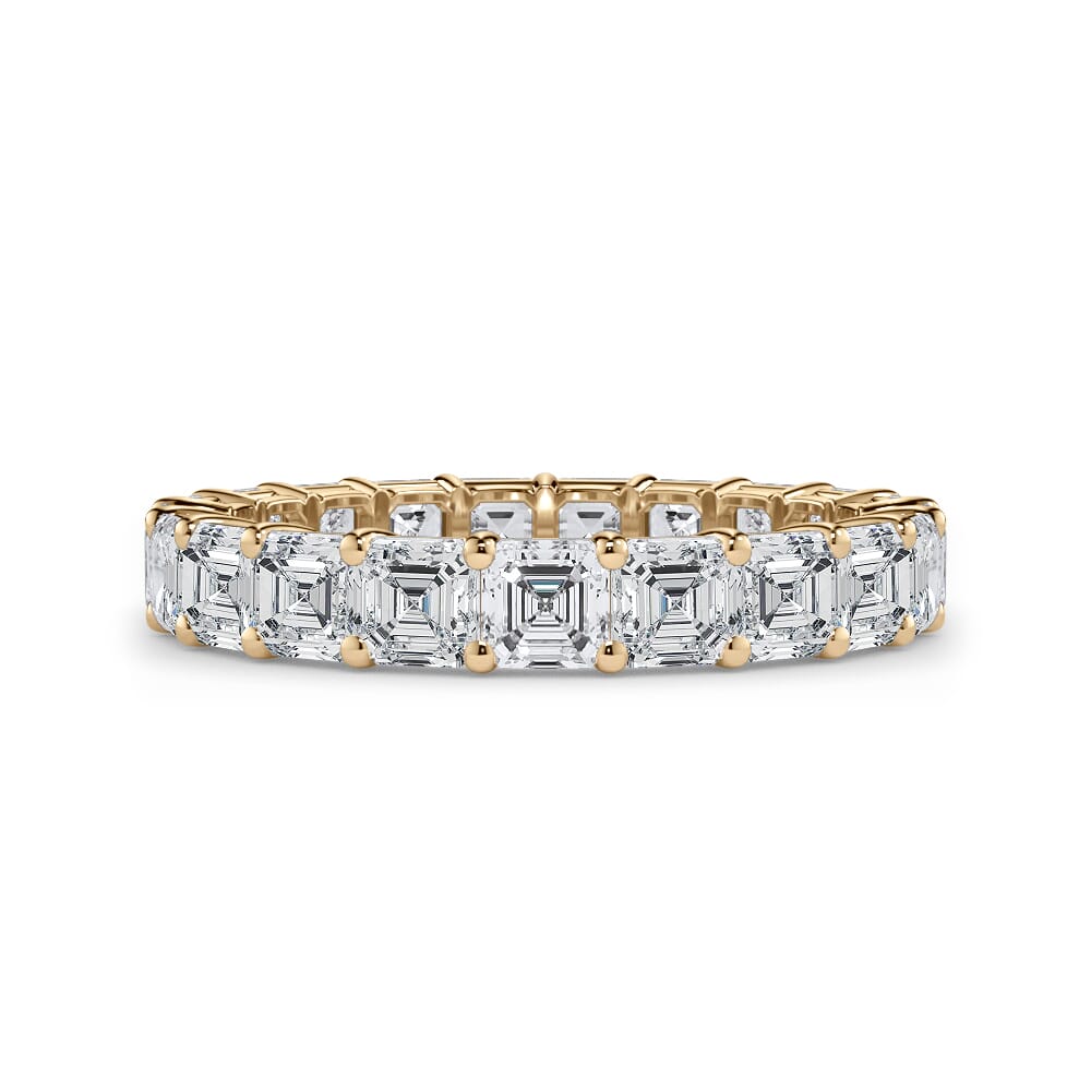 Asscher Cut Diamond Eternity Ring