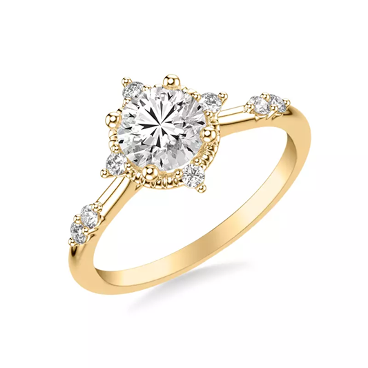 Lab grown diamond ring