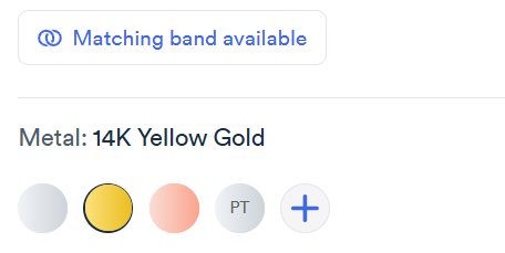 Matching band available at Rare Carat