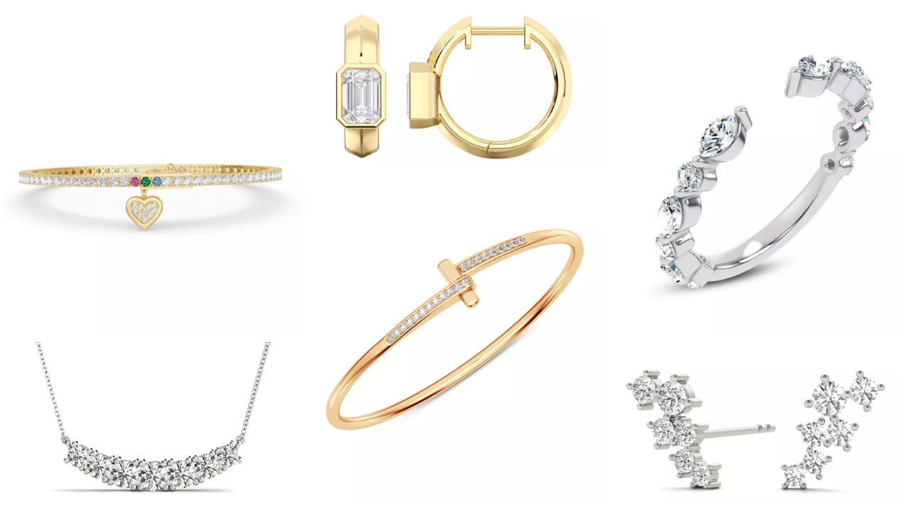 Popular pieces from the Diamond jewelry collection of Rare Carat, the best place to buy diamond jewelry