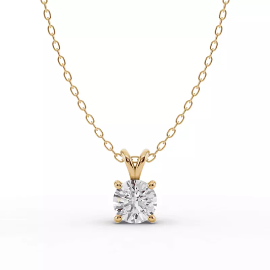 Rare Carat's best-selling Split Bail Lab Diamond Solitaire Necklace, available with Black Friday discounts