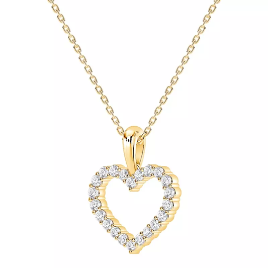 Rare Carat's best-selling Petite Heart Lab Diamond Necklace, available with Black Friday discounts