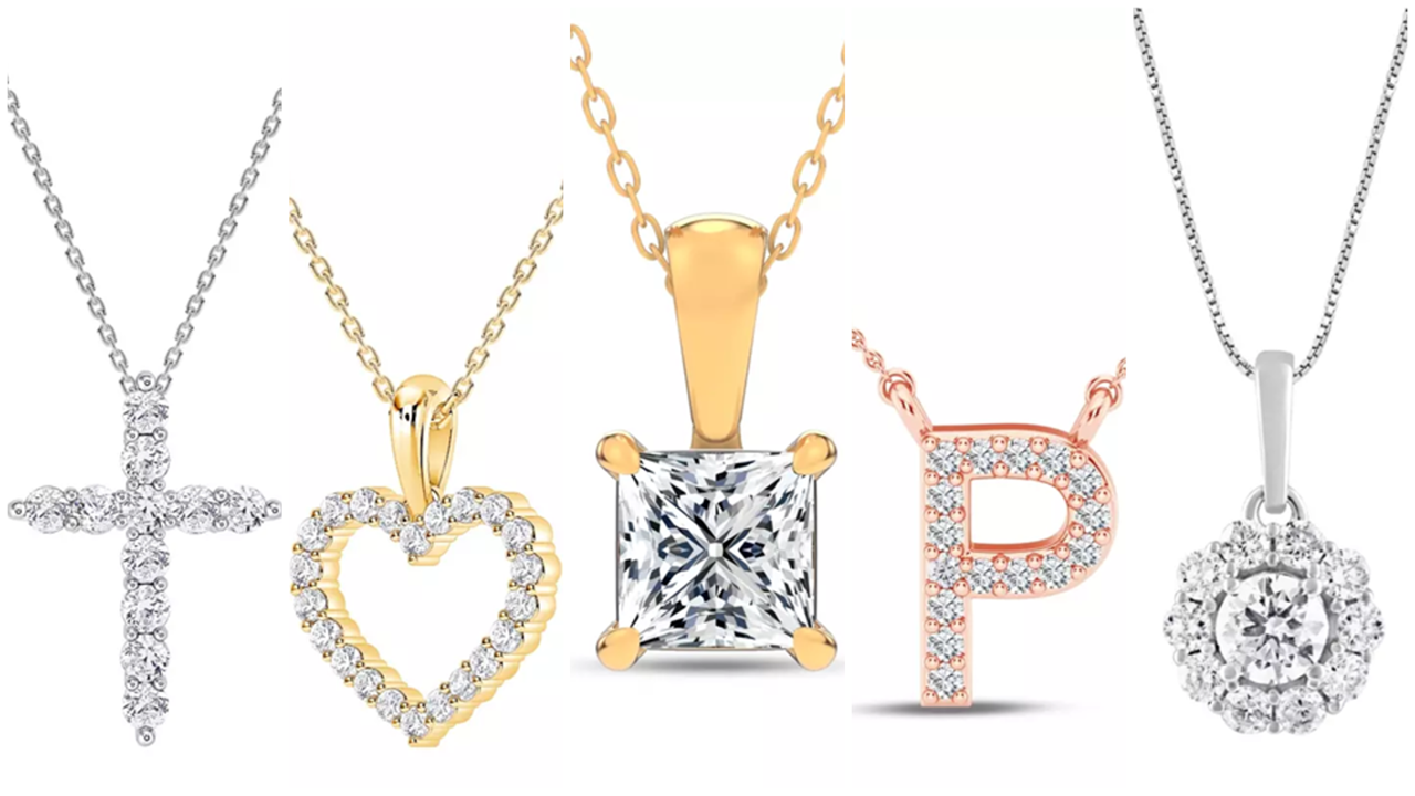 Composite image of Black Friday Pendant Collection From Rare Carat