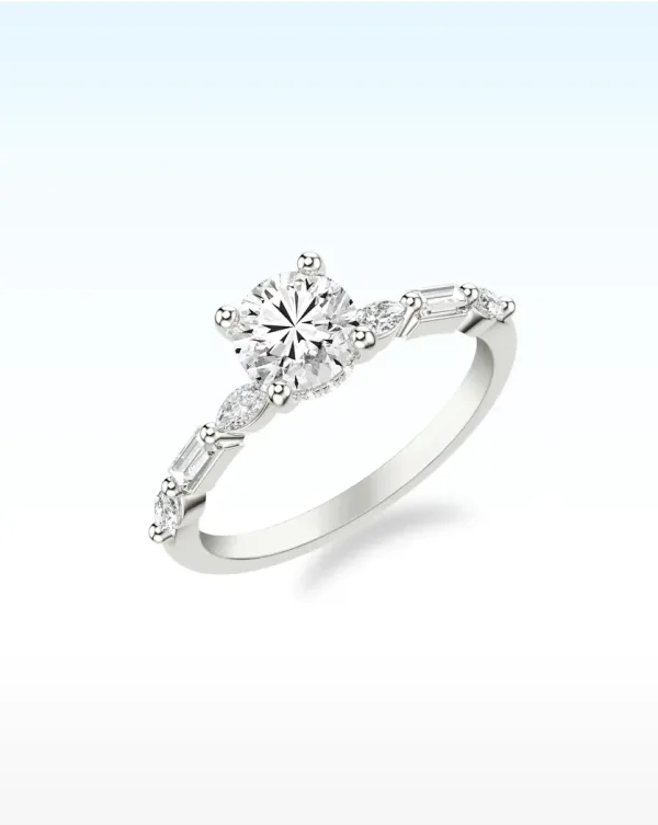 Perfect Diamond Name Ring |