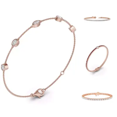 Bestselling lab diamond bracelets from Rare Carat, best retailer for best lab-grown diamond bracelet styles