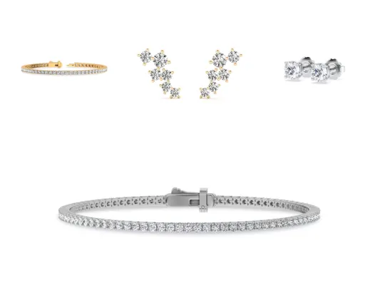 Best selling diamond jewelry pieces, popular for being best last-minute Valentine's Day gift ideas