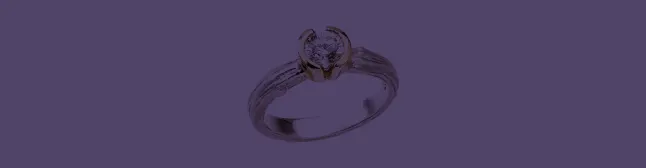 blog header with diamond engagement ring