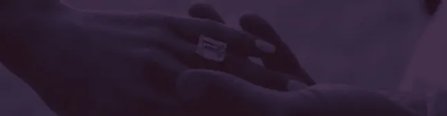 blog header with engagement ring