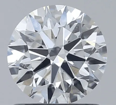 Image of a VS2 clarity grade round brilliant diamond