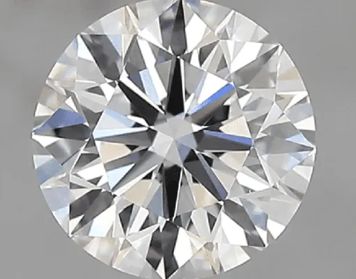 image of a round brilliant diamond with good clarity