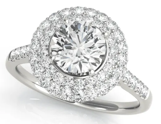 Double halo ring