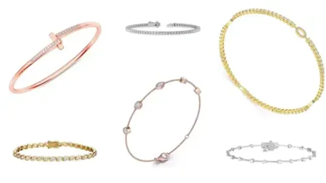 Composite image of bestsellers from the go to answer of Where to Buy a Lab-Grown Diamond Bracelet Without Overpaying 