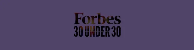 Blog header forbes 30 under 30