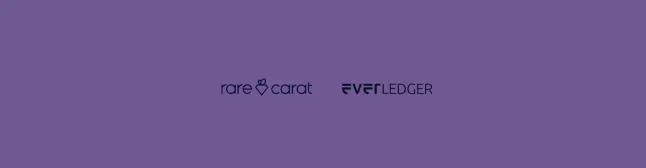 Blog header for everledger and rare carat