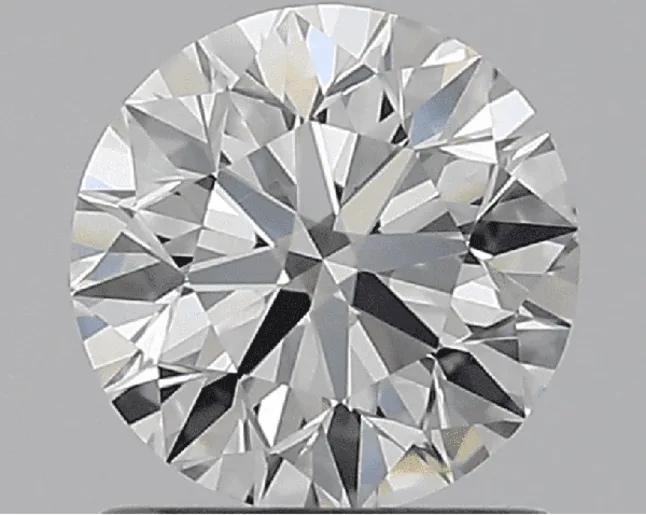 Image of a VVS round brilliant diamond