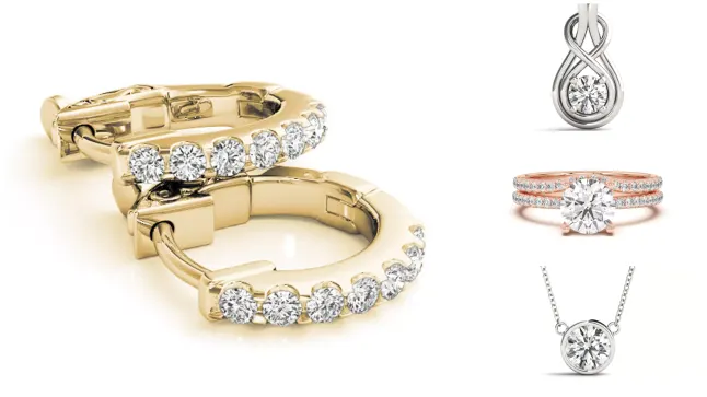 Stunning pieces from Rare Carat, one of the best lab-grown diamond jewelry retailers