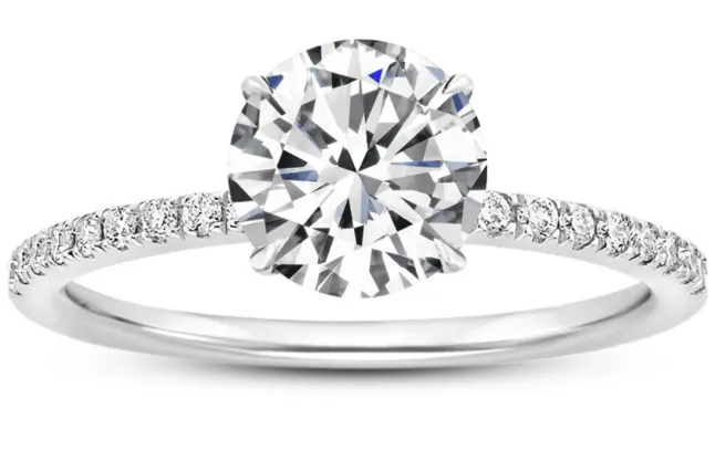 Round diamonds are the most popular and classic sh