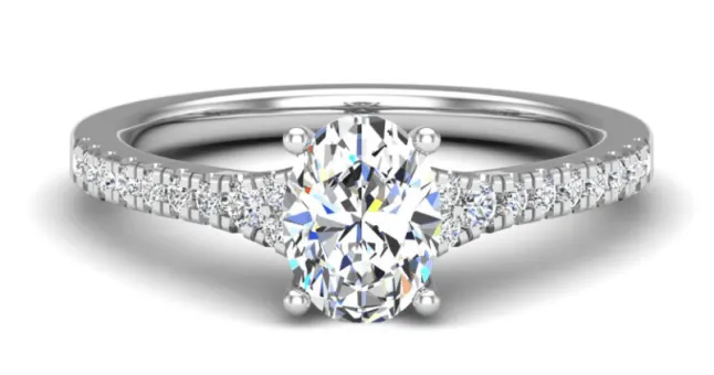 Oval Cut Diamonds are one of the most popular type
