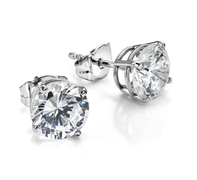 Diamond Earrings come in many shapes and sizes.  F