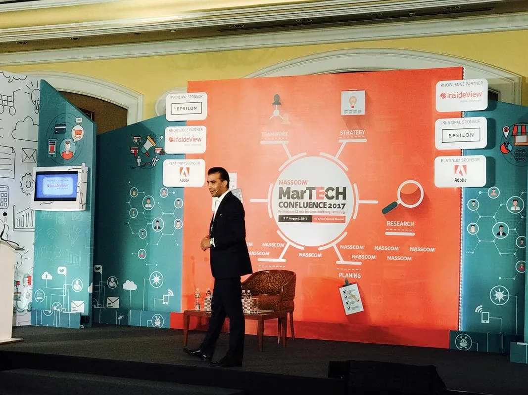 Rare Carat CEO Ajay Anand speaking at NASSCOM
