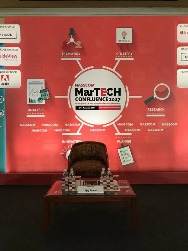 NASSCOM event's stage