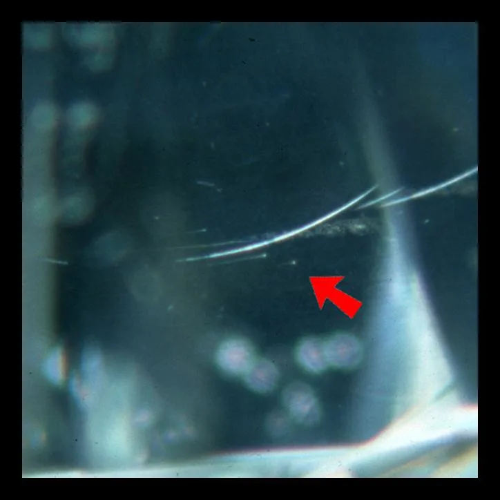 Diamond pit magnified