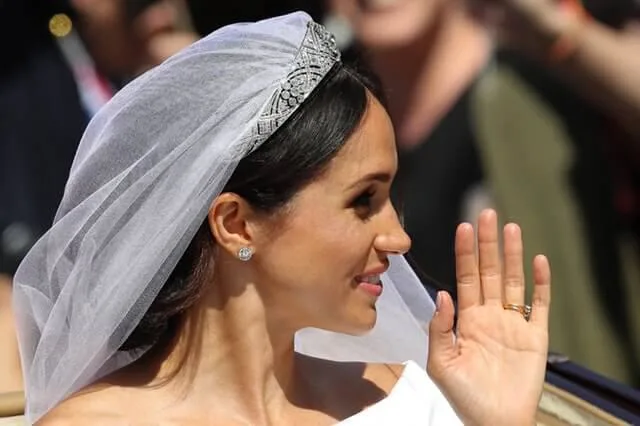 Megan Markle on her wedding day