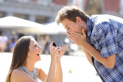 She’s proposing to him