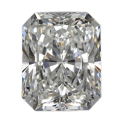 A radiant shaped diamond