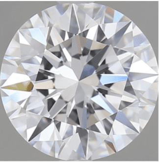 A round cut diamond