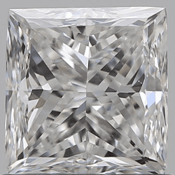 A princess cut diamond