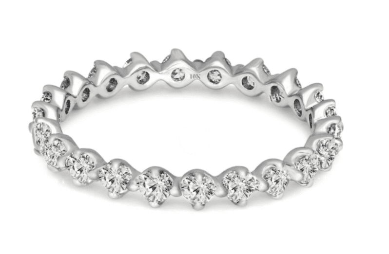 A small diamond eternity band
