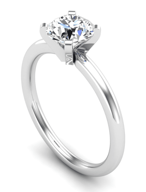 4 prong Leah ring