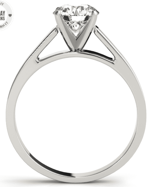 Nyssa cathedral solitaire ring