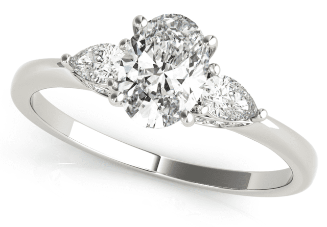 Kennedy three stone ring