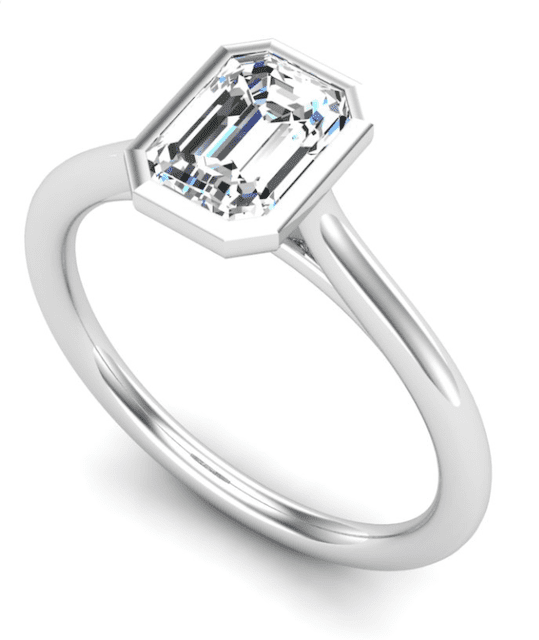 Emery bezel ring