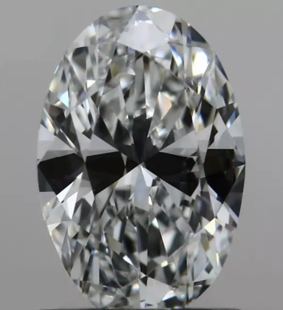 bad bow tie effect in an oval cut diamond
