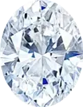 Oval cut lab diamonds