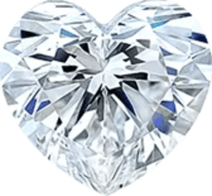 Heart shape lab grown diamonds